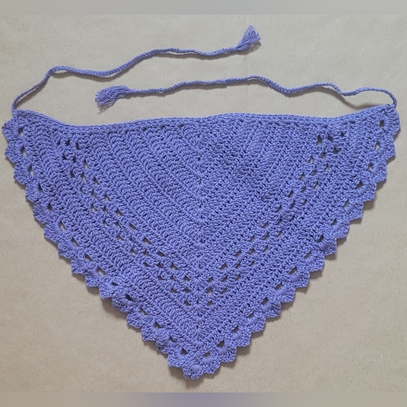 Crochet boho kerchief - Picture 1 of 2